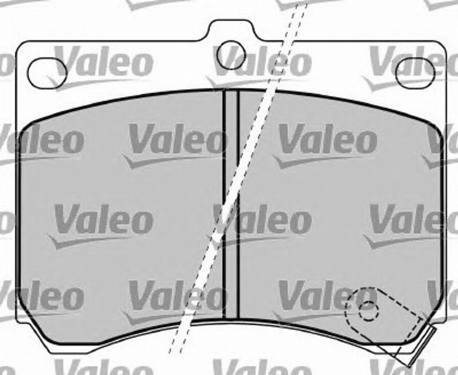 Valeo 597417 - Bremžu uzliku kompl., Disku bremzes autodraugiem.lv