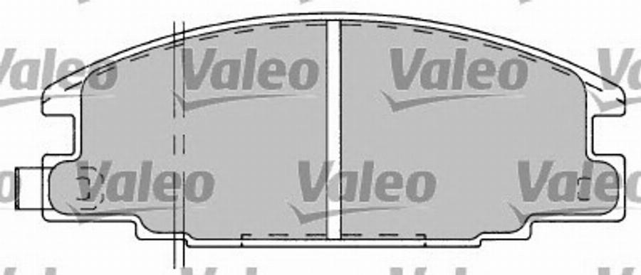 Valeo 597093 - Bremžu uzliku kompl., Disku bremzes autodraugiem.lv