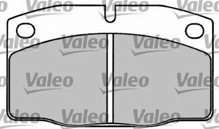 Valeo 597008 - Bremžu uzliku kompl., Disku bremzes autodraugiem.lv