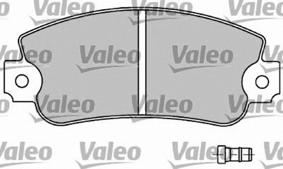 Valeo 597015 - Bremžu uzliku kompl., Disku bremzes autodraugiem.lv