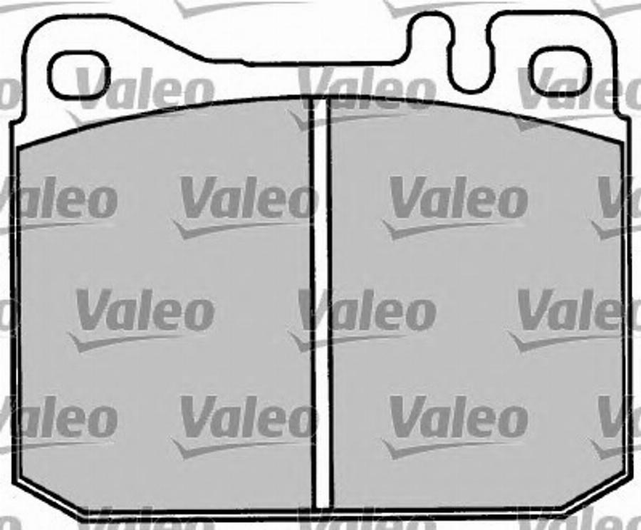 Valeo 597010 - Bremžu uzliku kompl., Disku bremzes autodraugiem.lv