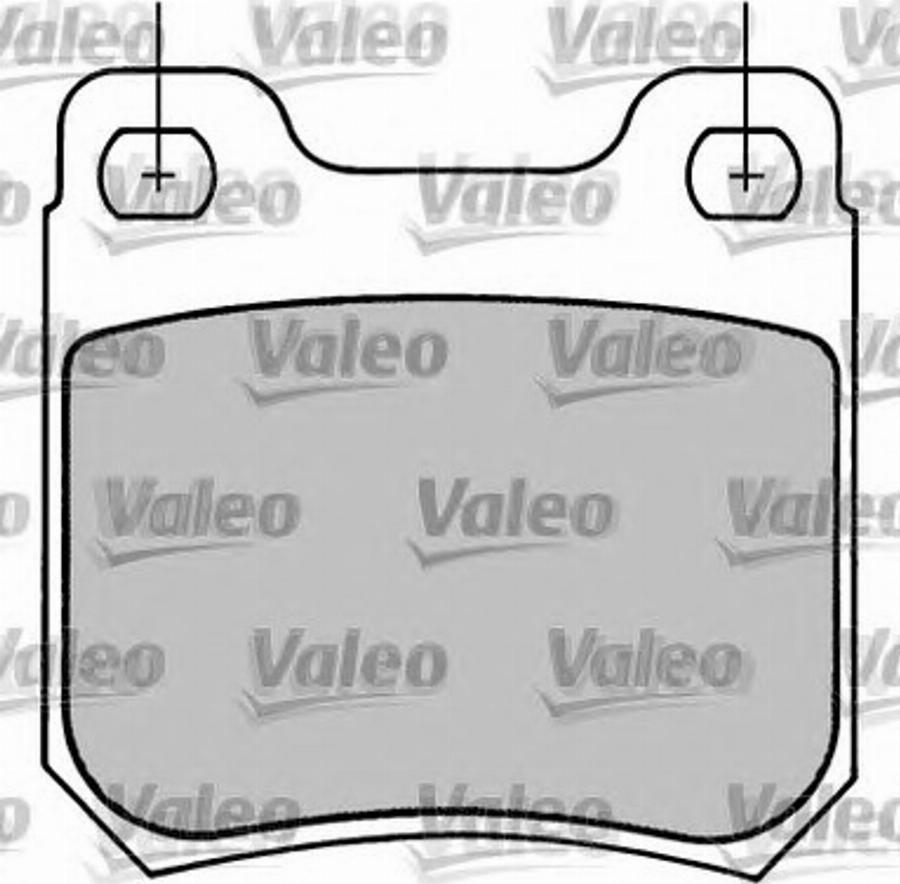 Valeo 597109 - Bremžu uzliku kompl., Disku bremzes autodraugiem.lv