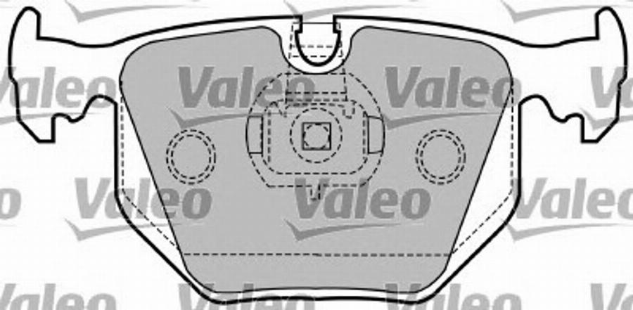 Valeo 597323 - Bremžu uzliku kompl., Disku bremzes autodraugiem.lv