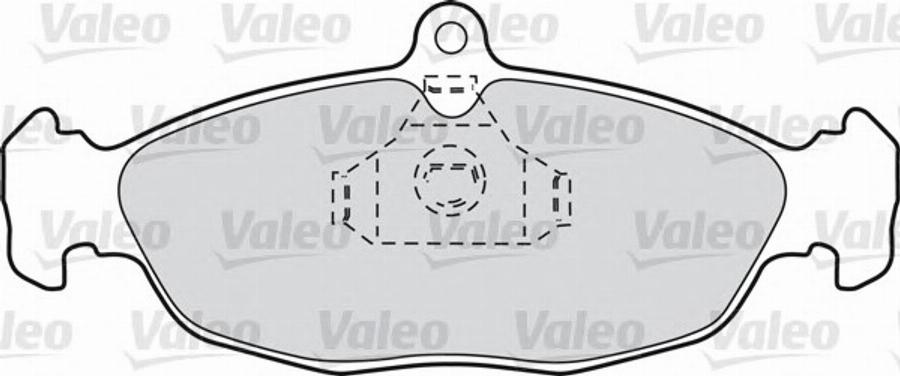 Valeo 540 493 - Bremžu uzliku kompl., Disku bremzes autodraugiem.lv