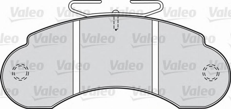 Valeo 540 441 - Bremžu uzliku kompl., Disku bremzes autodraugiem.lv