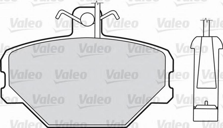 Valeo 540 406 - Bremžu uzliku kompl., Disku bremzes autodraugiem.lv