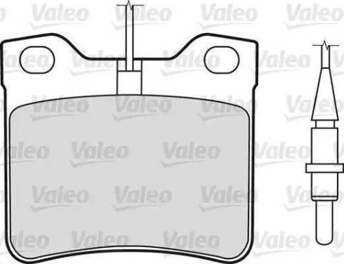 Valeo 540742 - Bremžu uzliku kompl., Disku bremzes autodraugiem.lv