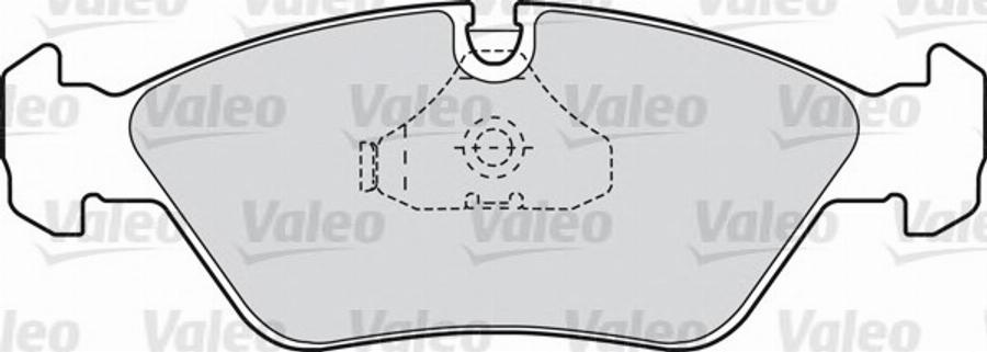 Valeo 540424 - Bremžu uzliku kompl., Disku bremzes autodraugiem.lv