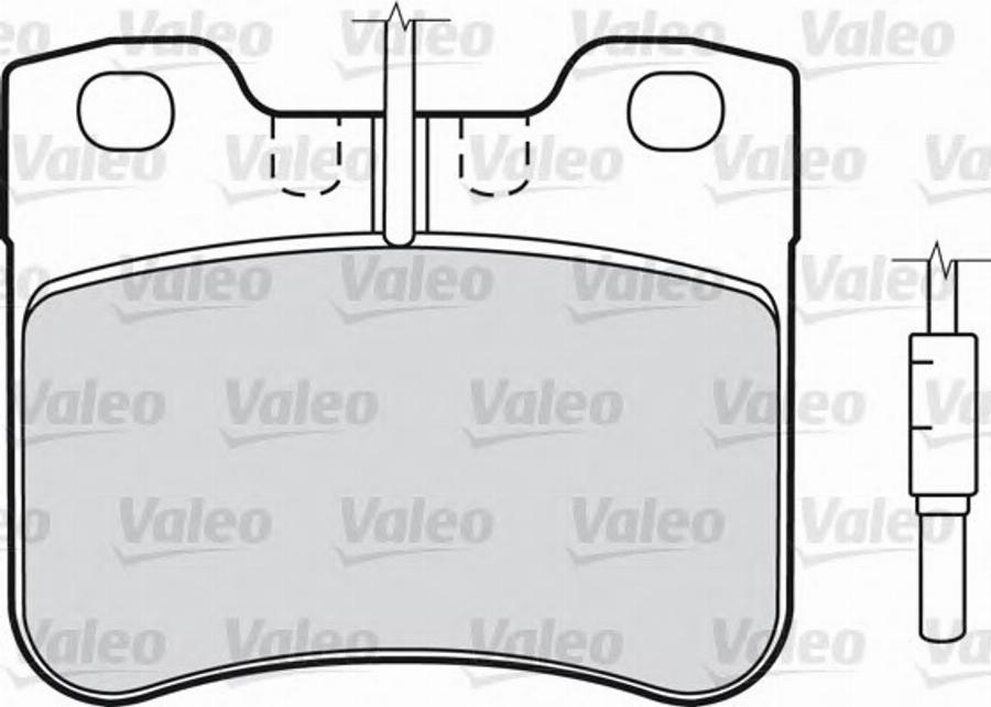 Valeo 540 743 - Bremžu uzliku kompl., Disku bremzes autodraugiem.lv