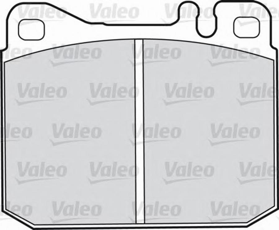 Valeo 540 162 - Bremžu uzliku kompl., Disku bremzes autodraugiem.lv