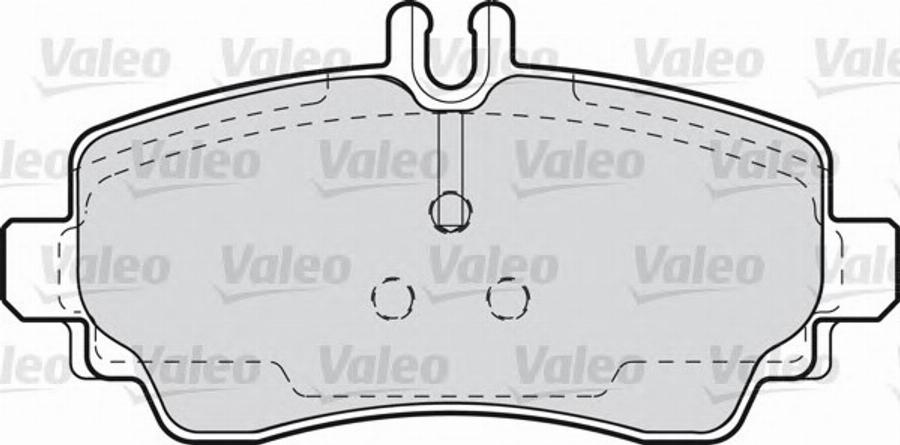 Valeo 540891 - Bremžu uzliku kompl., Disku bremzes autodraugiem.lv