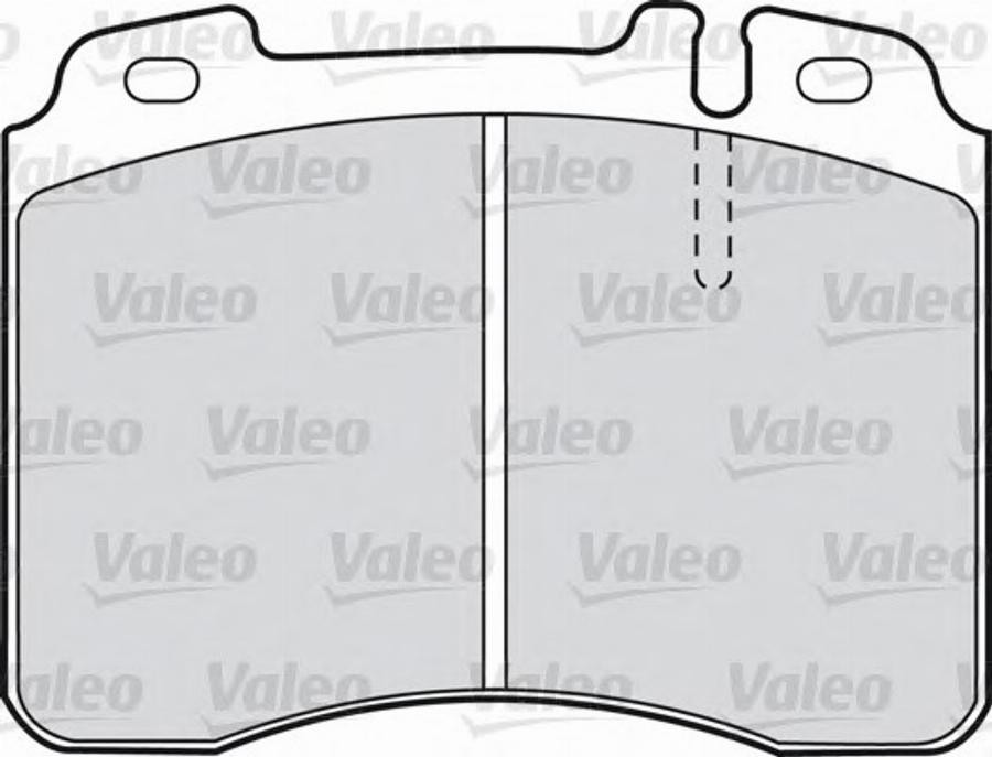 Valeo 540801 - Bremžu uzliku kompl., Disku bremzes autodraugiem.lv