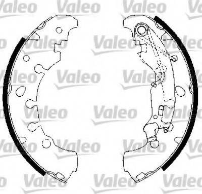 Valeo 554815 - Bremžu loku komplekts autodraugiem.lv