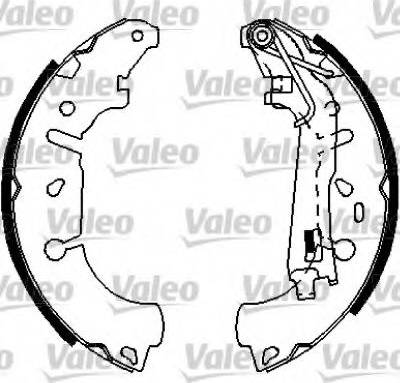 Valeo 554816 - Bremžu loku komplekts autodraugiem.lv