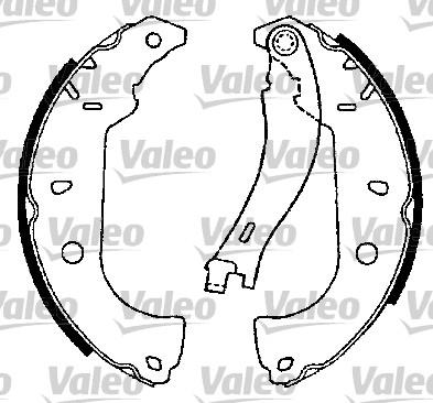 Valeo 554738 - Bremžu loku komplekts autodraugiem.lv