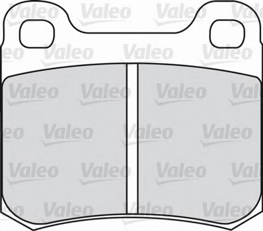 Valeo 551645 - Bremžu uzliku kompl., Disku bremzes autodraugiem.lv