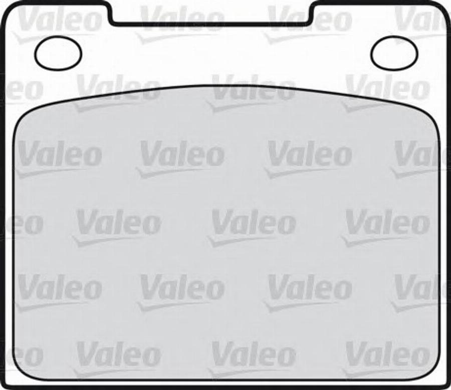 Valeo 551609 - Bremžu uzliku kompl., Disku bremzes autodraugiem.lv