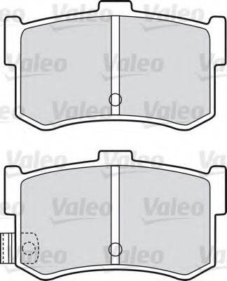 Valeo 551602 - Bremžu uzliku kompl., Disku bremzes autodraugiem.lv