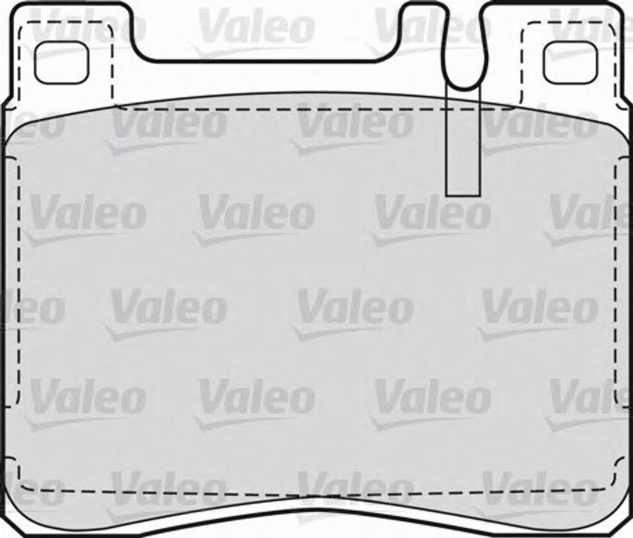 Valeo 551726 - Bremžu uzliku kompl., Disku bremzes autodraugiem.lv