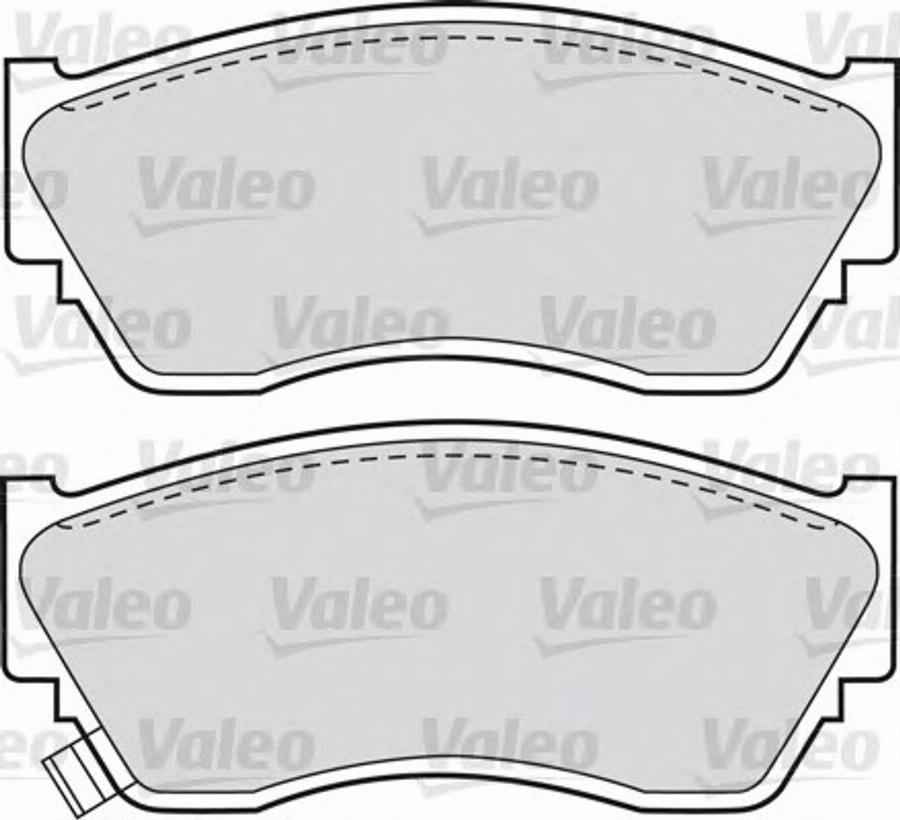 Valeo 551774 - Bremžu uzliku kompl., Disku bremzes autodraugiem.lv