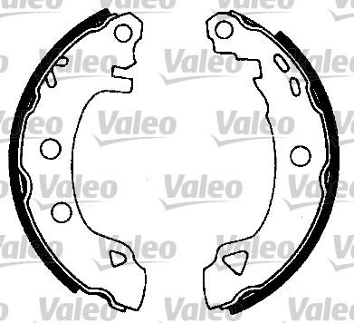 Valeo 553668 - Bremžu loku komplekts autodraugiem.lv