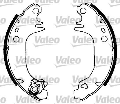 Valeo 553635 - Bremžu loku komplekts autodraugiem.lv