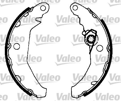 Valeo 553638 - Bremžu loku komplekts autodraugiem.lv