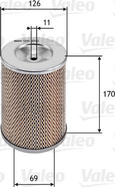 Valeo 585655 - Gaisa filtrs autodraugiem.lv