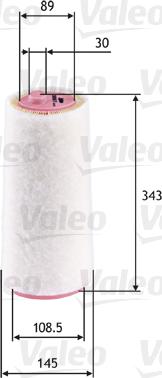 Valeo 585617 - Gaisa filtrs autodraugiem.lv