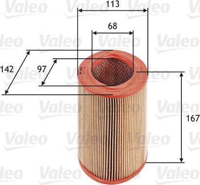 Valeo 585623 - Gaisa filtrs autodraugiem.lv