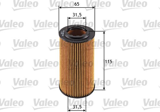 Valeo 586556 - Eļļas filtrs autodraugiem.lv