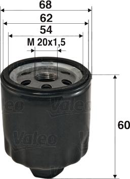 Valeo 586011 - Eļļas filtrs autodraugiem.lv