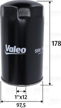 Valeo 586150 - Eļļas filtrs autodraugiem.lv