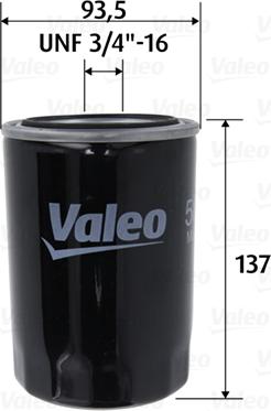 Valeo 586101 - Eļļas filtrs autodraugiem.lv