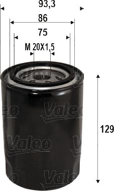 Valeo 586116 - Eļļas filtrs autodraugiem.lv