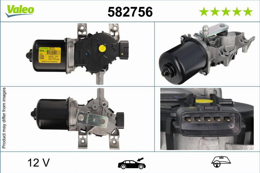 Valeo 582756 - Stikla tīrītāju motors autodraugiem.lv
