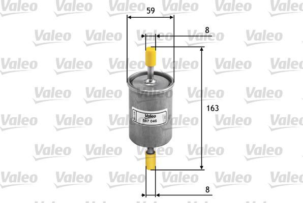 Valeo 587046 - Eļļas filtrs autodraugiem.lv