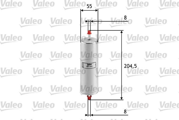 Valeo 587015 - Degvielas filtrs autodraugiem.lv