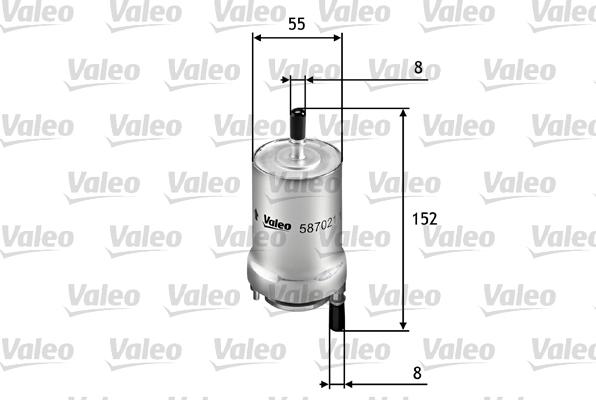 Valeo 587021 - Eļļas filtrs autodraugiem.lv
