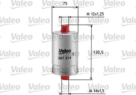 Valeo 587214 - Degvielas filtrs autodraugiem.lv