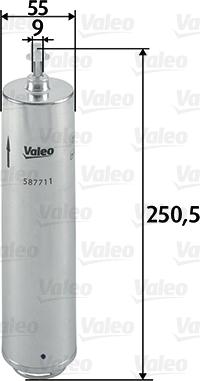 Valeo 587711 - Eļļas filtrs autodraugiem.lv