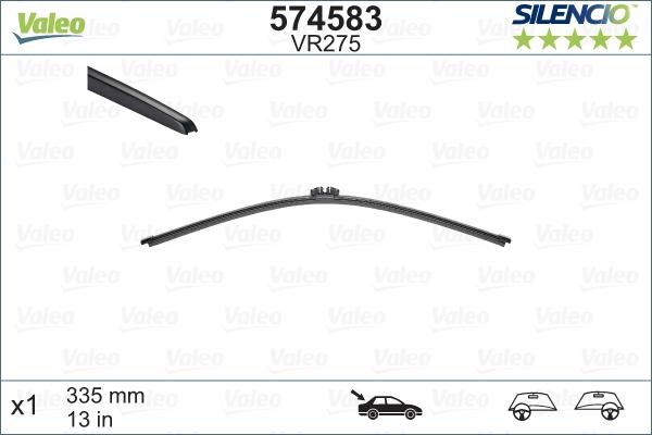 Valeo 574583 - Stikla tīrītāja slotiņa autodraugiem.lv