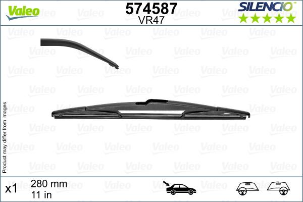 Valeo 574587 - Stikla tīrītāja slotiņa autodraugiem.lv