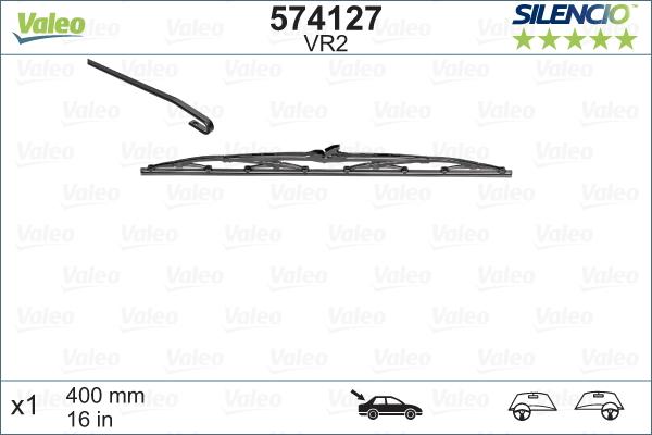 Valeo 574127 - Stikla tīrītāja slotiņa autodraugiem.lv