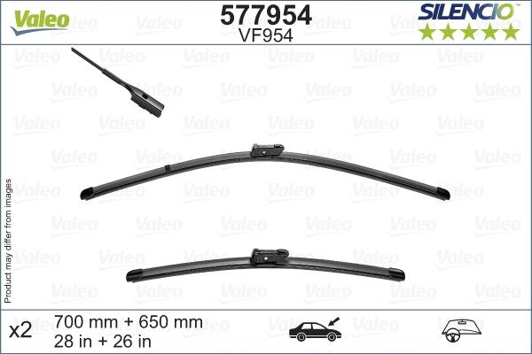 Valeo 577954 - Stikla tīrītāja slotiņa autodraugiem.lv