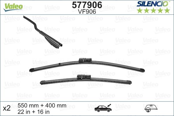 Valeo 577906 - Stikla tīrītāja slotiņa autodraugiem.lv