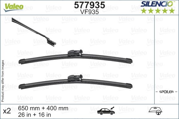 Valeo 577935 - Stikla tīrītāja slotiņa autodraugiem.lv