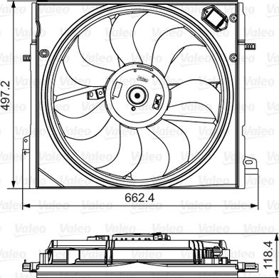 Valeo 696583 - Ventilators, Motora dzesēšanas sistēma autodraugiem.lv