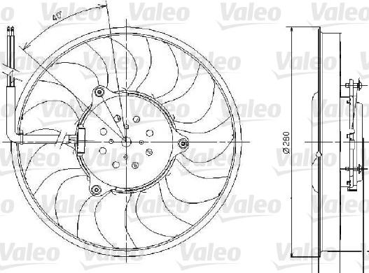 Valeo 696018 - Ventilators, Motora dzesēšanas sistēma autodraugiem.lv