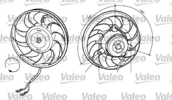 Valeo 696036 - Ventilators, Motora dzesēšanas sistēma autodraugiem.lv